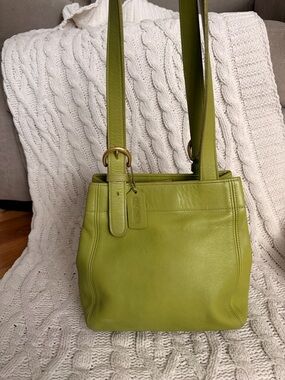 Coach Kiwi 🥝 green Soho Waverly shoulder bag HTF